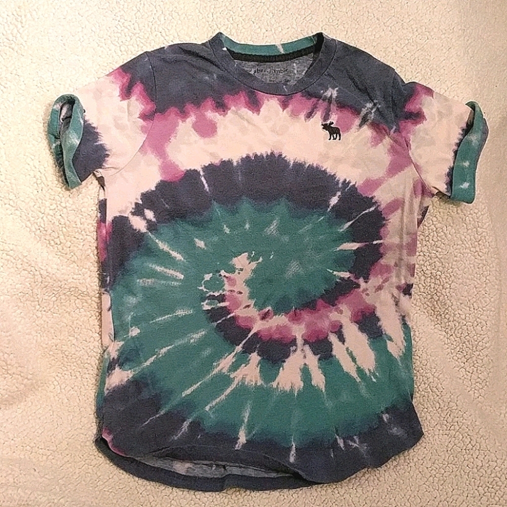 Abercrombie Kids Boys Short Sleeve Tie-Dye T-shirt